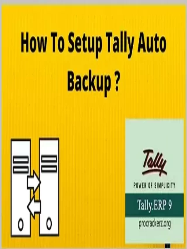 How To Setup Auto Backup In Tally |